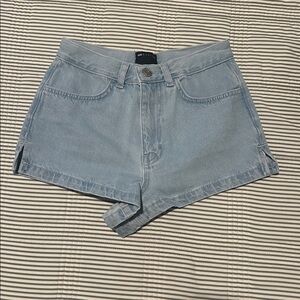 Light Blue Denim Shorts